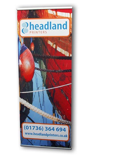 pop up diplays and banners at headland printers